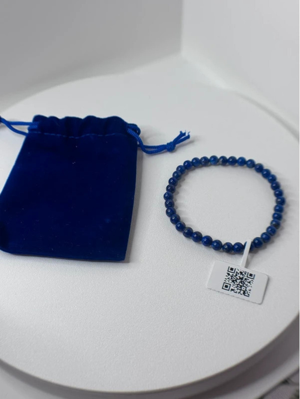 Genuine natural lapis lazuli bracelet